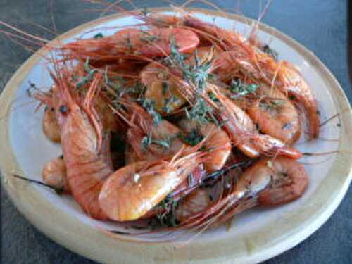 Crevettes Bouquets des Glénans.