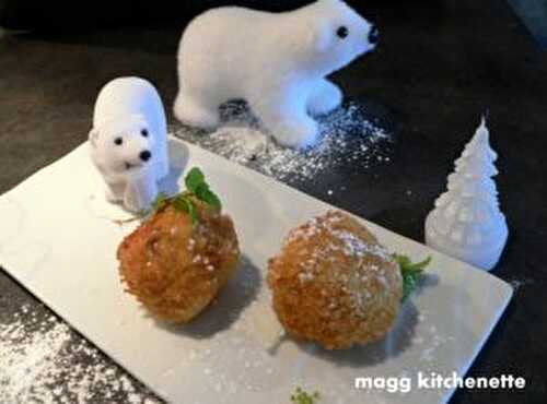 Cromesquis au boudin blanc