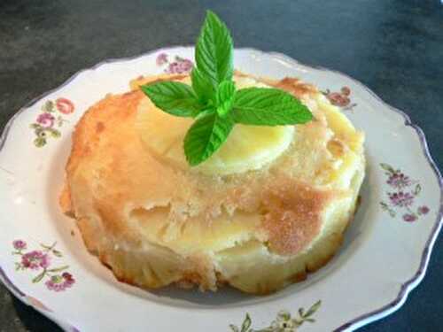 Gâteau renversé à l’ananas .