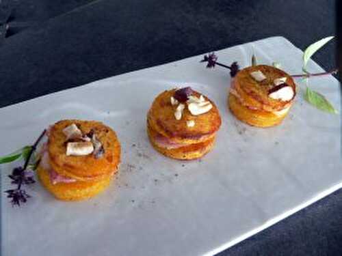 Mini croque Monsieur de courge butternut