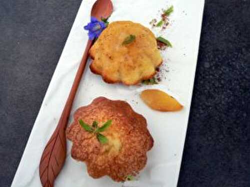 Petits gâteaux aux pommes et gingembre .