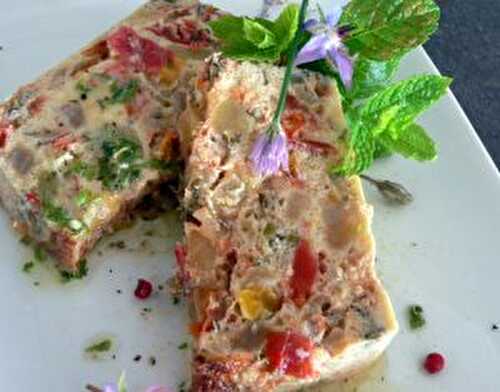 Ratatouille en terrine .