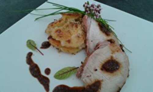 Rôti de porc mariné et son gratin Dauphinois | magg kitchenette