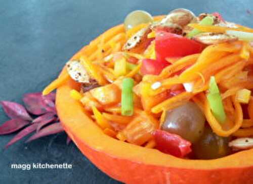 Salade d’automne au potimarron