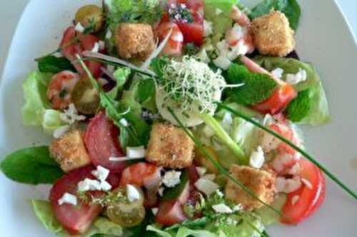 Salade fraicheur au tofu