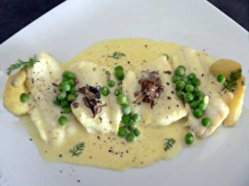 Sole normande aux champignons des bois