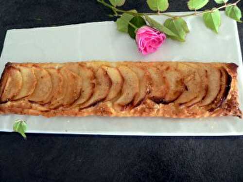 Tarte fine aux pommes.