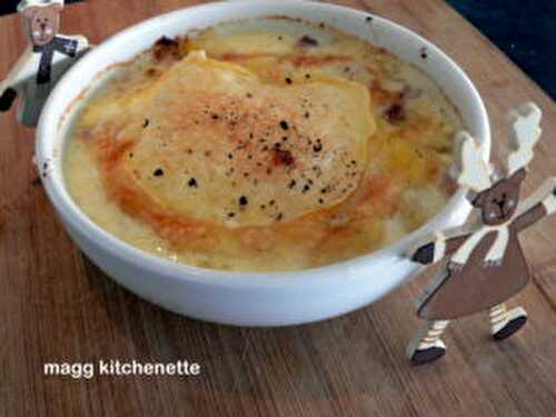 Tartiflette au reblochon.