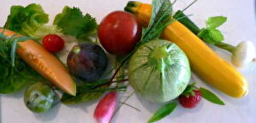 Thème de la semaine : Menu  » mangeons au moins 5 fruits et légumes par jour «