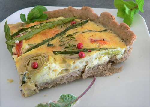 Quiche rustique aux mini légumes – magg kitchenette