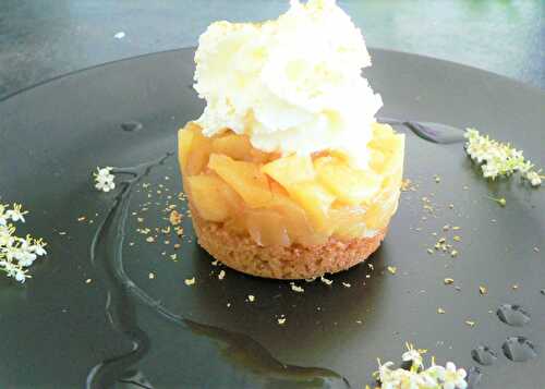 Tartelette aux pommes en crumble