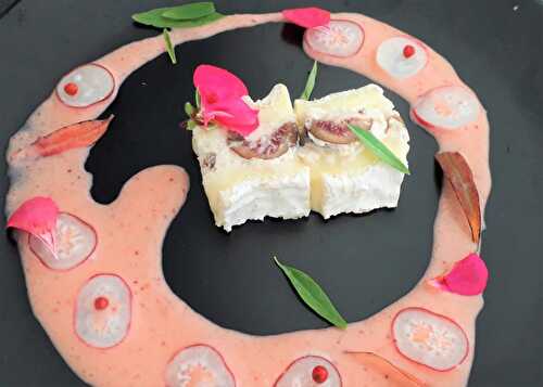 Brie aux figues fraiches de Larmor comme un dessert