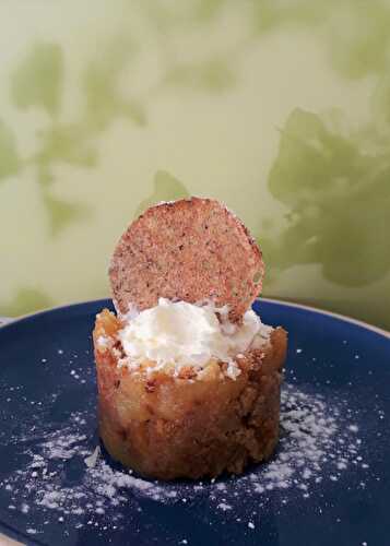 Crumble de pommes au gâteau Breton