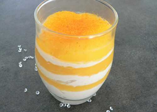 Verrine à la crème de marron en gelée d’oranges