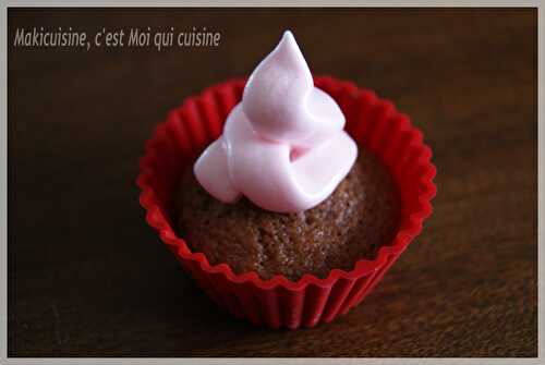 Cupcake framboise meringué