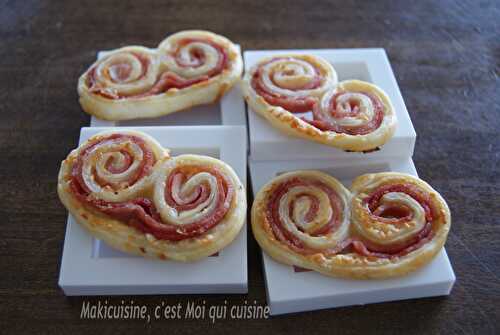 Palmiers jambon/emmental