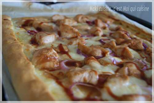 Pizza Poulet Soja & Barbecue