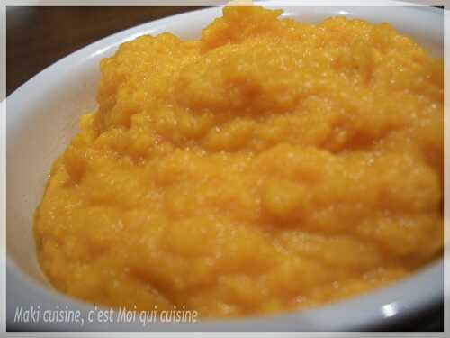 Purée de carottes