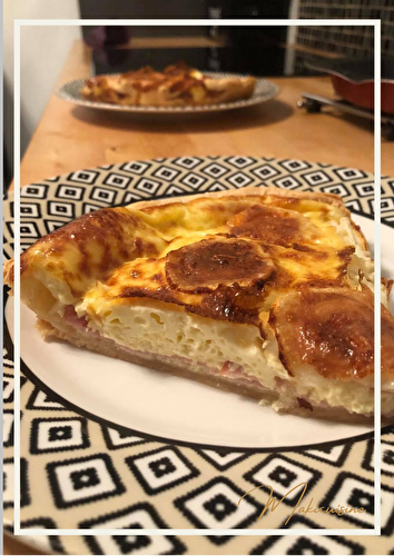Quiche chèvre et bacon
