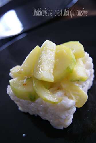 Risotto aux courgettes