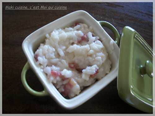 Risotto façon Carbonara