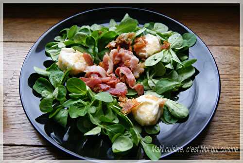 Salade de chèvre chaud vinaigrette au miel