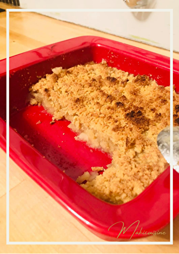 Crumble aux pommes