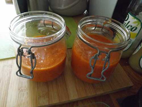 Coulis de tomates ou sauce tomates - le vice  du sucré salé 