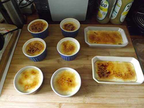 Crème brulée à la vanille