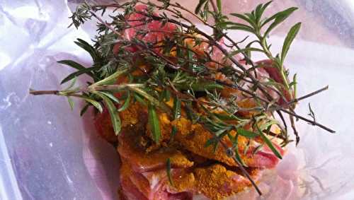 Agneau mariné, une recette #slowlife