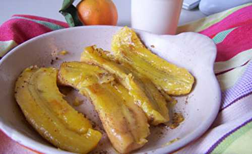 Banane poêlée