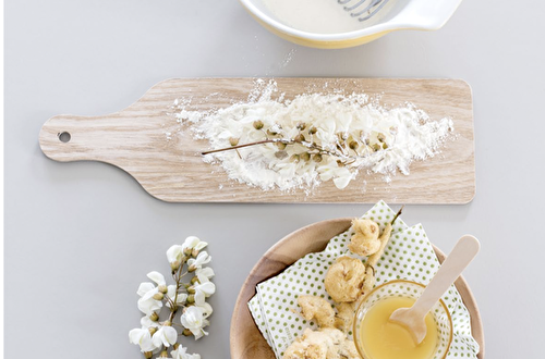 Beignets de fleurs d’acacia