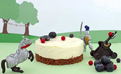 Cheesecake myrtilles