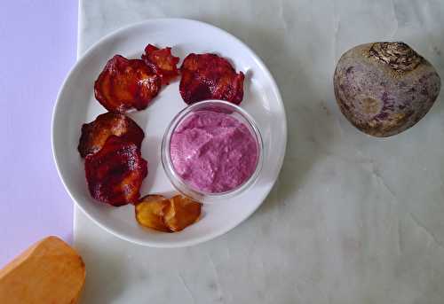 Chips roses #recette #saint-valentin