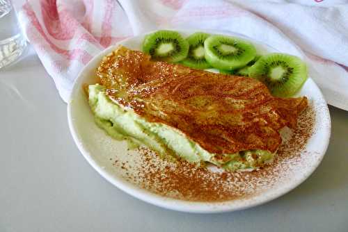 Crêpe soufflée à l’avocat