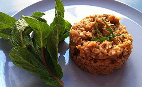 Riz d’été à l’aubergine