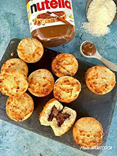 Biscuits moelleux coco coeur Nutella