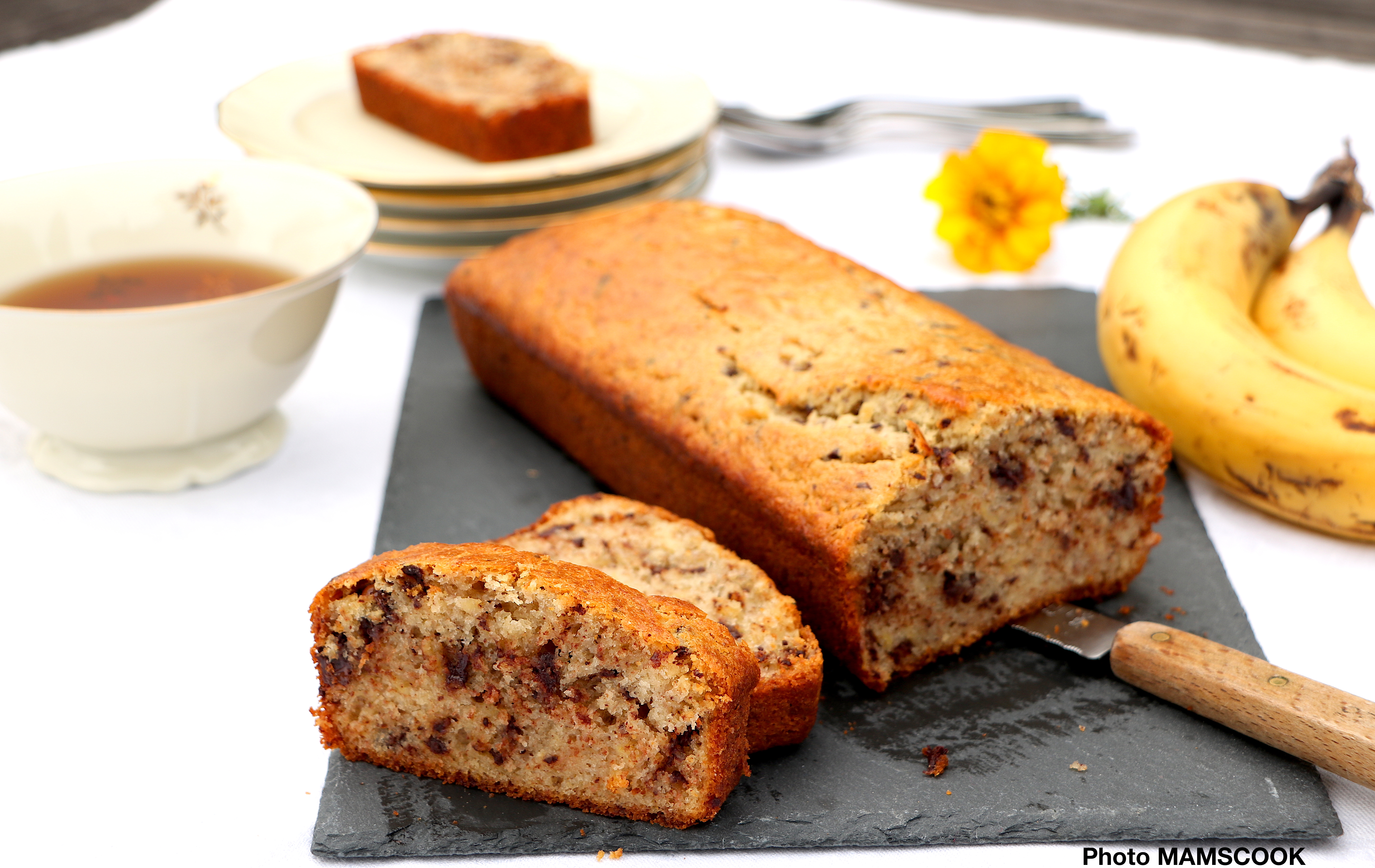 Banana bread aux pépites de chocolat de Sarah