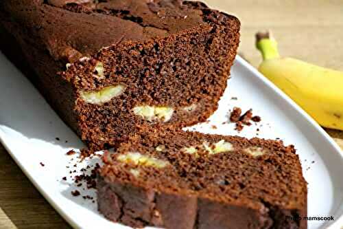 Banana Bread tout choco aux bananes flambées
