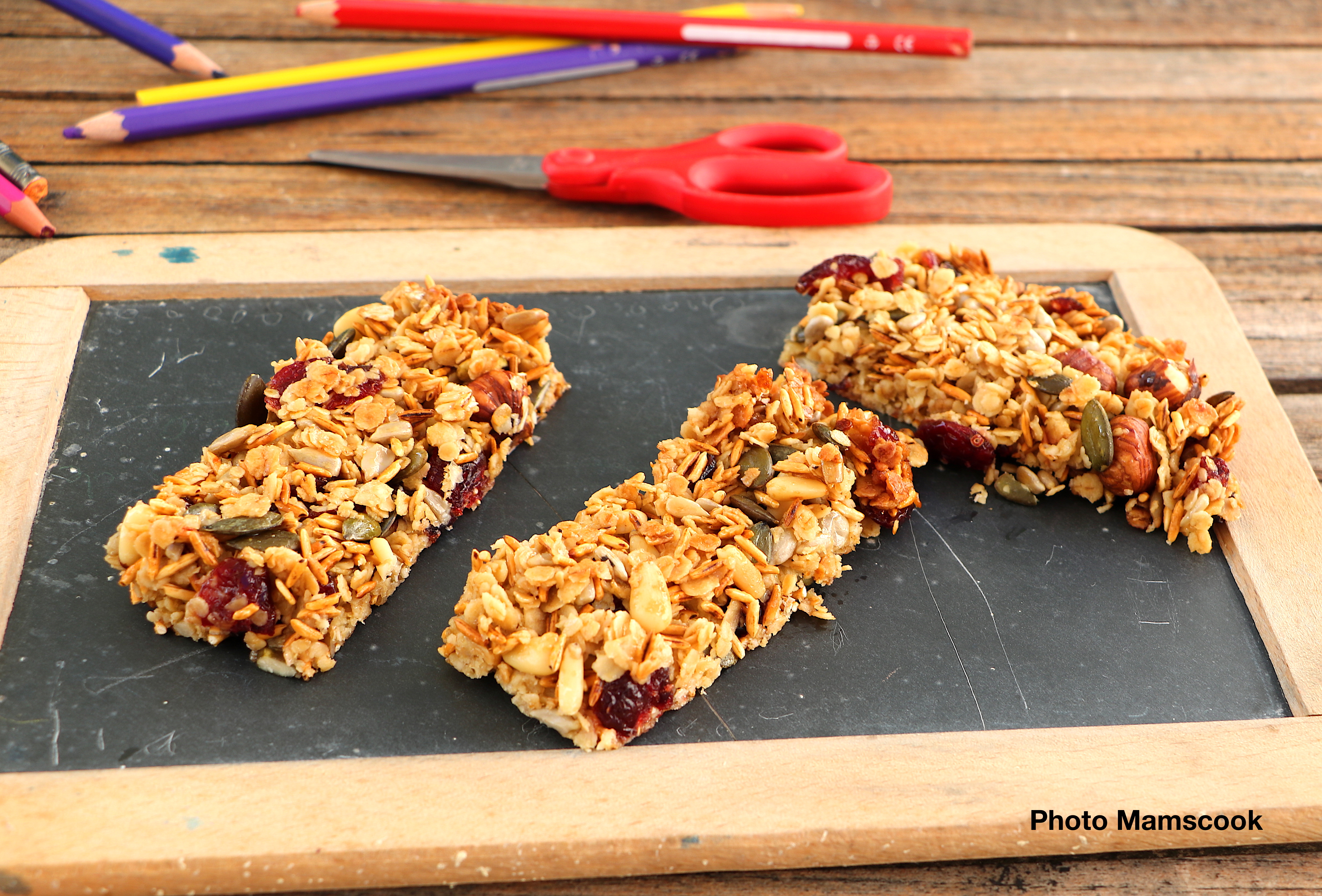 Barres de céréales maison