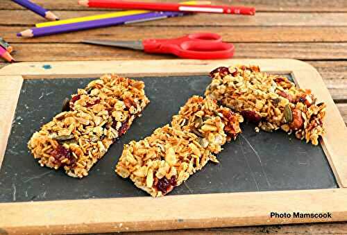 Barres de céréales maison