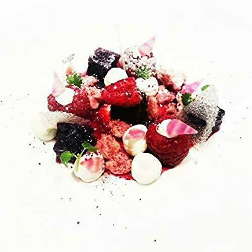 Betterave, Fruits rouges et Poivre de Timut par Julien Noray