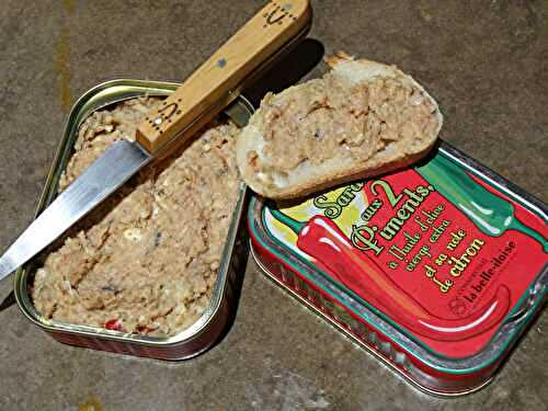Beurre de sardines piquantes