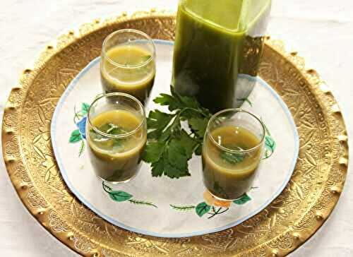 Bouillon "détox" vert