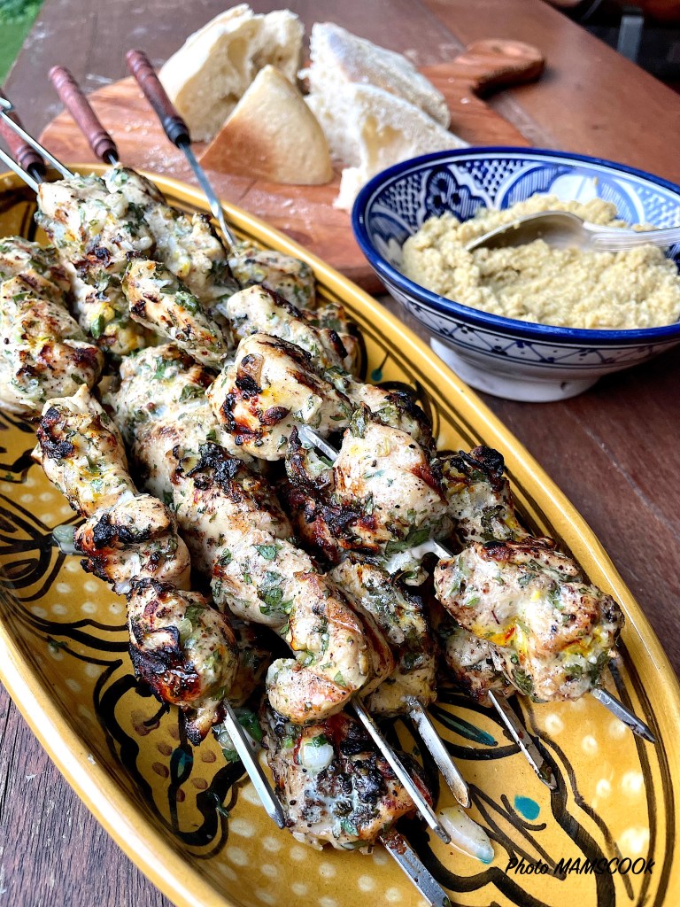Brochettes de poulet Soussia comme à Agadir