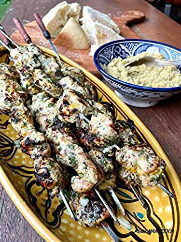 Brochettes de poulet Soussia comme à Agadir