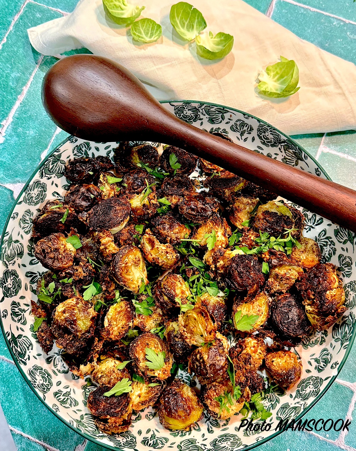 Choux de Bruxelles rôtis au parmesan