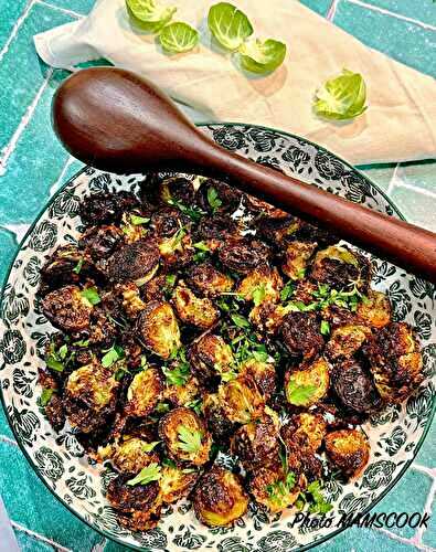 Choux de Bruxelles rôtis au parmesan