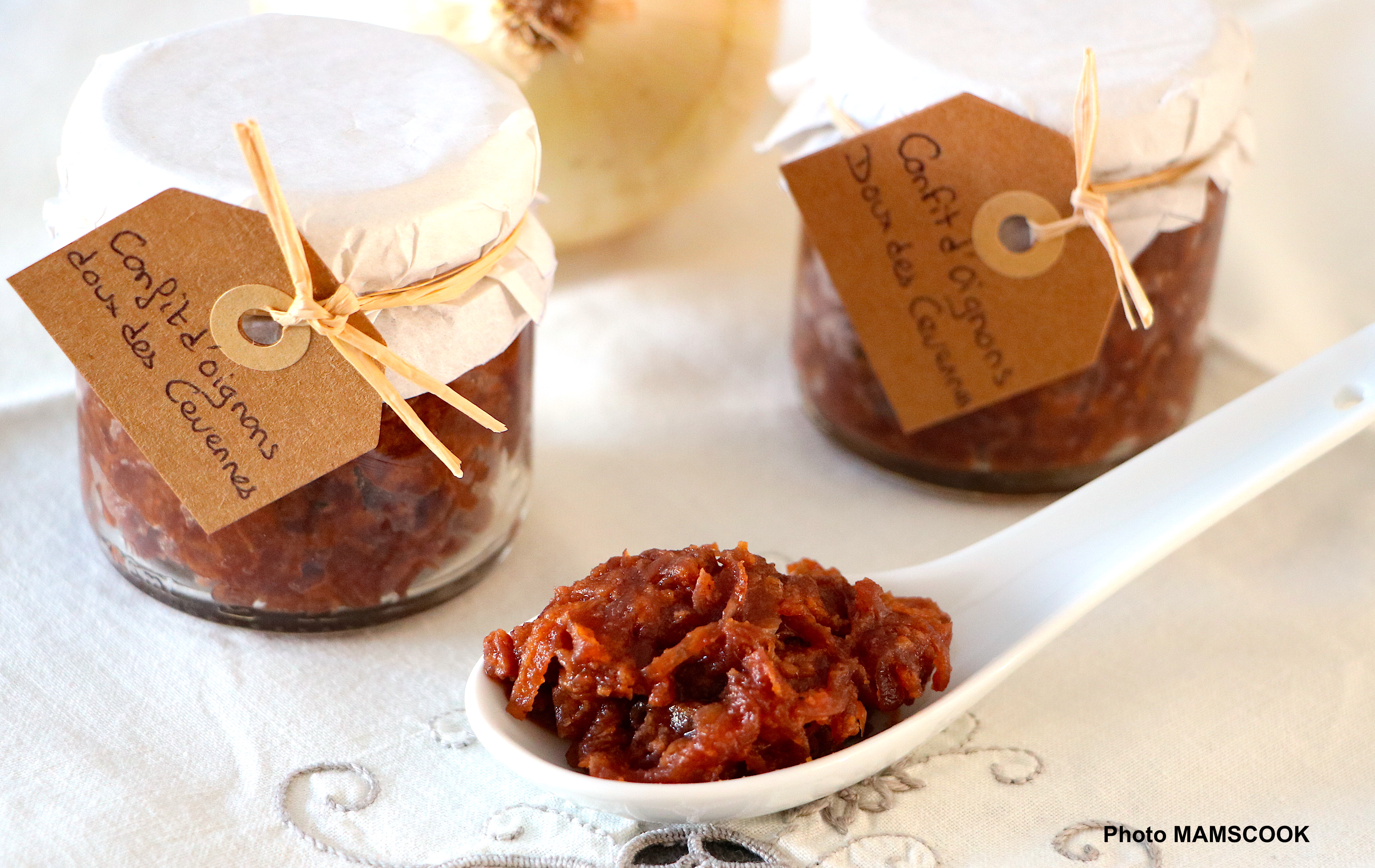 Confit d'oignons doux des Cévennes