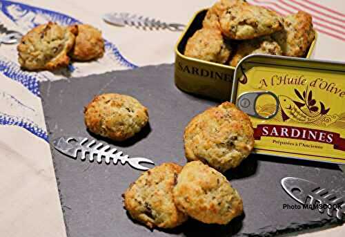 Cookies aux sardines en boîte
